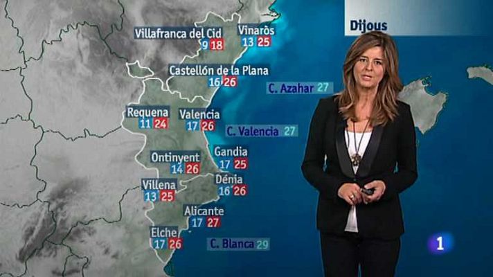 L'informatiu - Comunitat Valenciana - El tiempo en la Comunidad Valenciana - 09/10/13