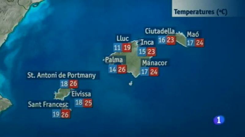 El temps a les Illes Balears - 09/10/13 | Ver