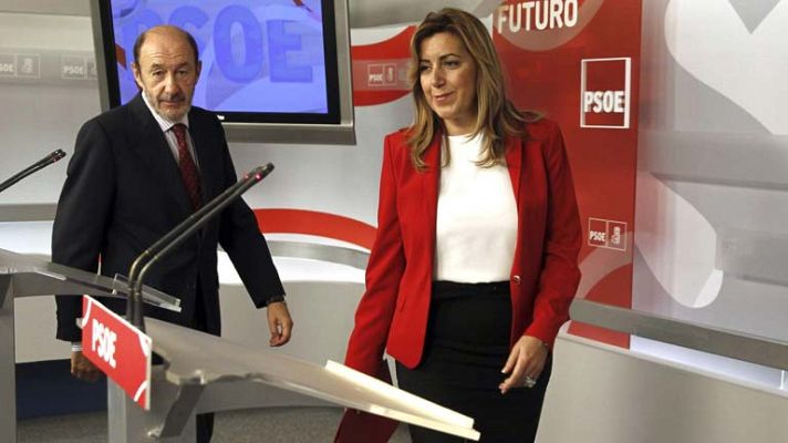 Telediario 1 - Reunión Susana Díaz y Rubalcaba