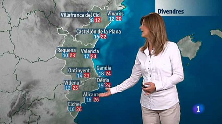 L'informatiu - Comunitat Valenciana - El tiempo en la Comunidad Valenciana - 10/10/13