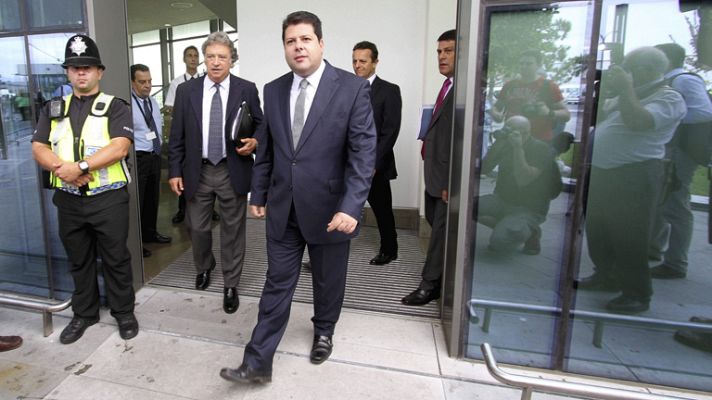 Telediario 1 - España se queja "injurias" Picardo
