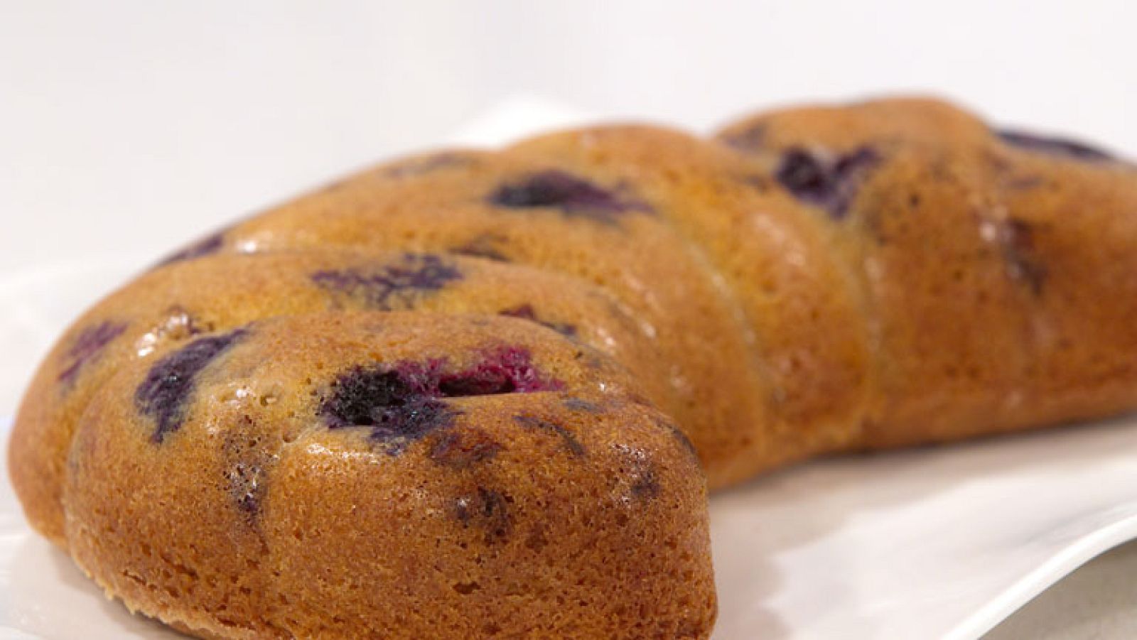 Plum cake de arándanos