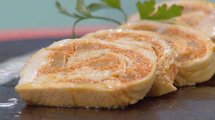 Cocina con Sergio - Rulo de ave con sobrasada