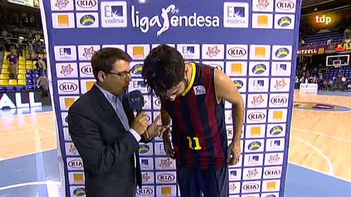 Baloncesto en RTVE - Navarro, contento tras su regreso ante el Valencia