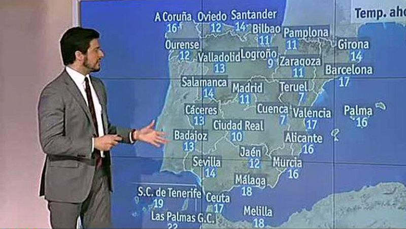Suben las temperaturas y tiempo bastante estable en toda la Península