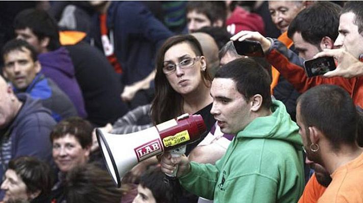 Telediario 1 - Detenido en Pamplona Luis Goñi, condenado por pertenecer a Segi