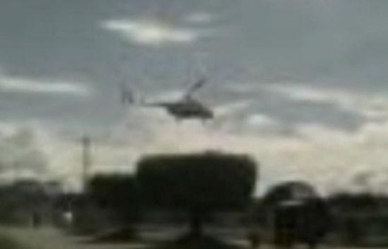 El helicóptero que ha rescatado a Ingrid Betancourt y otros 14 secuestrados