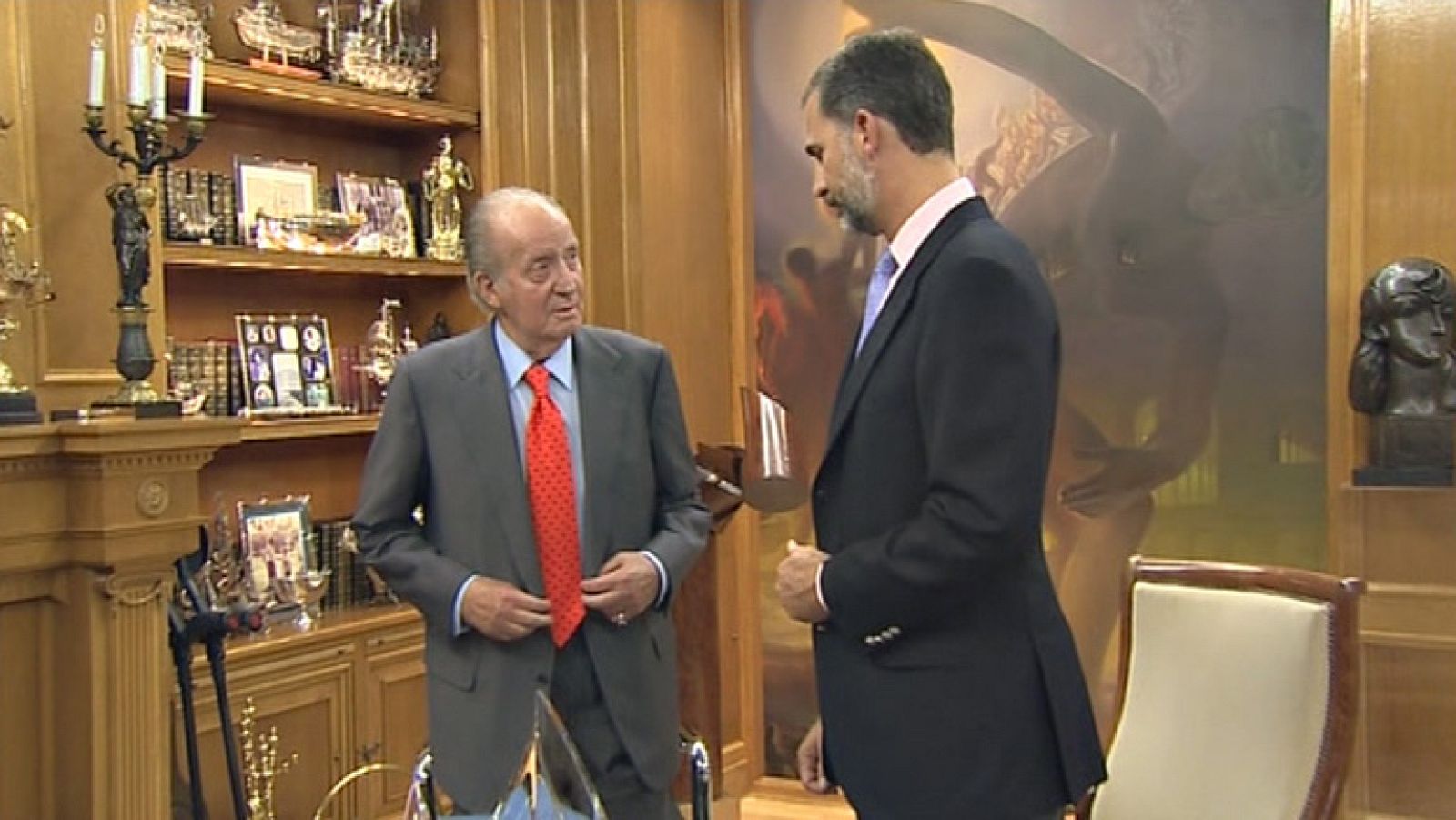 Primera aparición pública del rey Juan Carlos tras su operación | Ver