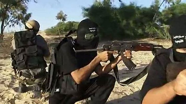 Telediario 1 - Entrenamiento en milicias de Gaza