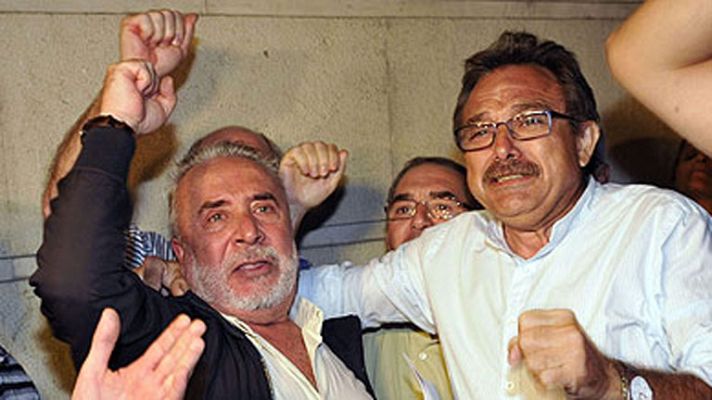 Telediario 1 - Fianzas a sindicalistas en los ERE