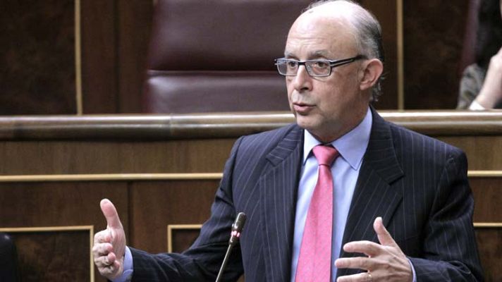 Telediario 1 - Respuesta Montoro informe Cataluña