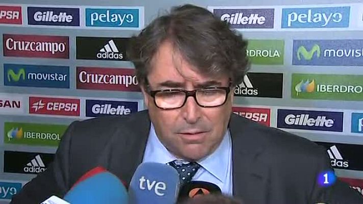 Telediario 1 - La Federación cree hay tiempo hasta el Mundial para la renovación de Del Bosque