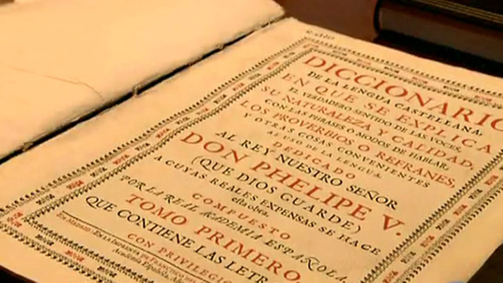 La RAE reedita el Diccionario de Autoridades | Ver