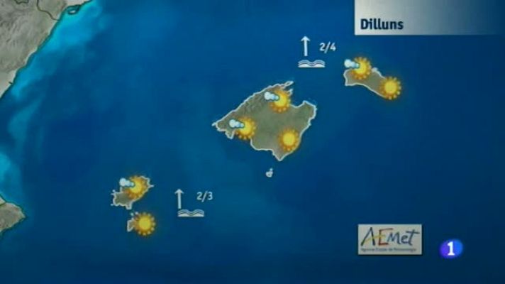 Informatiu Balear - El temps a les Illes Balears - 21/10/13