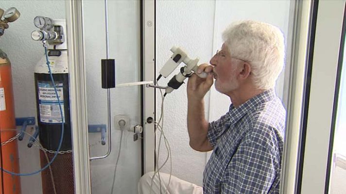 Telediario 1 - Causas de la fibrosis pulmonar