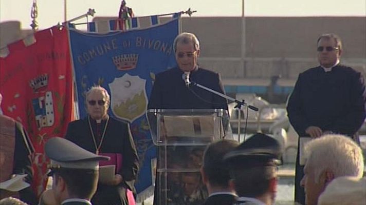 La tarde en 24h - Funeral de los muertos de Lampedusa