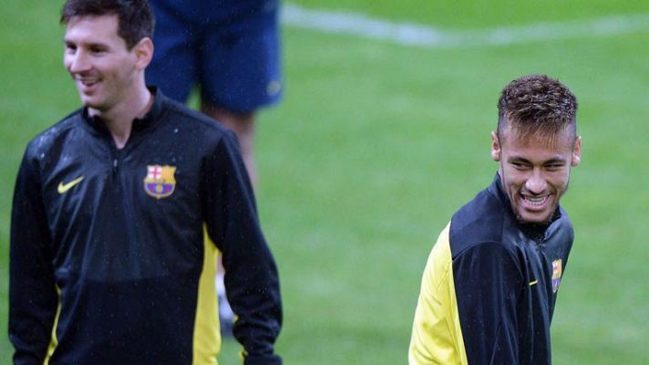 Telediario 1 - El Barça no quiere cometer el error de la pasada temporada ante el Milan