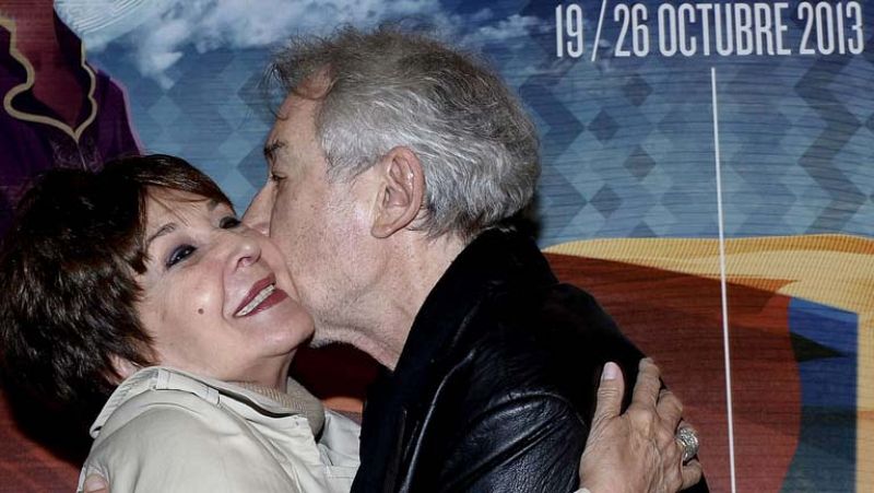 Concha Velasco y José Sacristán reciben en la Seminci la espiga de oro de honor