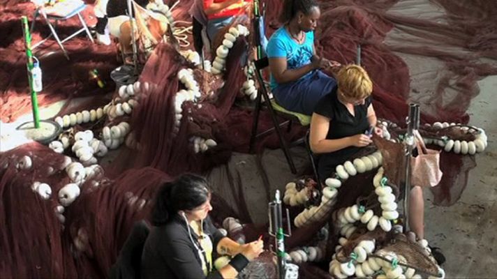 España a ras de cielo - Las mujeres rederas de Hondarribia