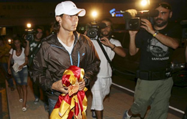  - Rafael Nadal aterriza en Mallorca