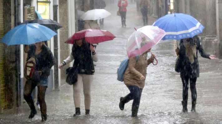El tiempo - Fuertes lluvias en Galicia, Castilla y León y Extremadura