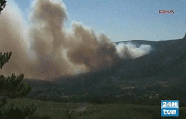  - Incendio forestal en Turquia
