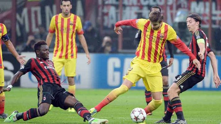 Telediario 1 - El Barça prepara el clásico con la duda de Piqué