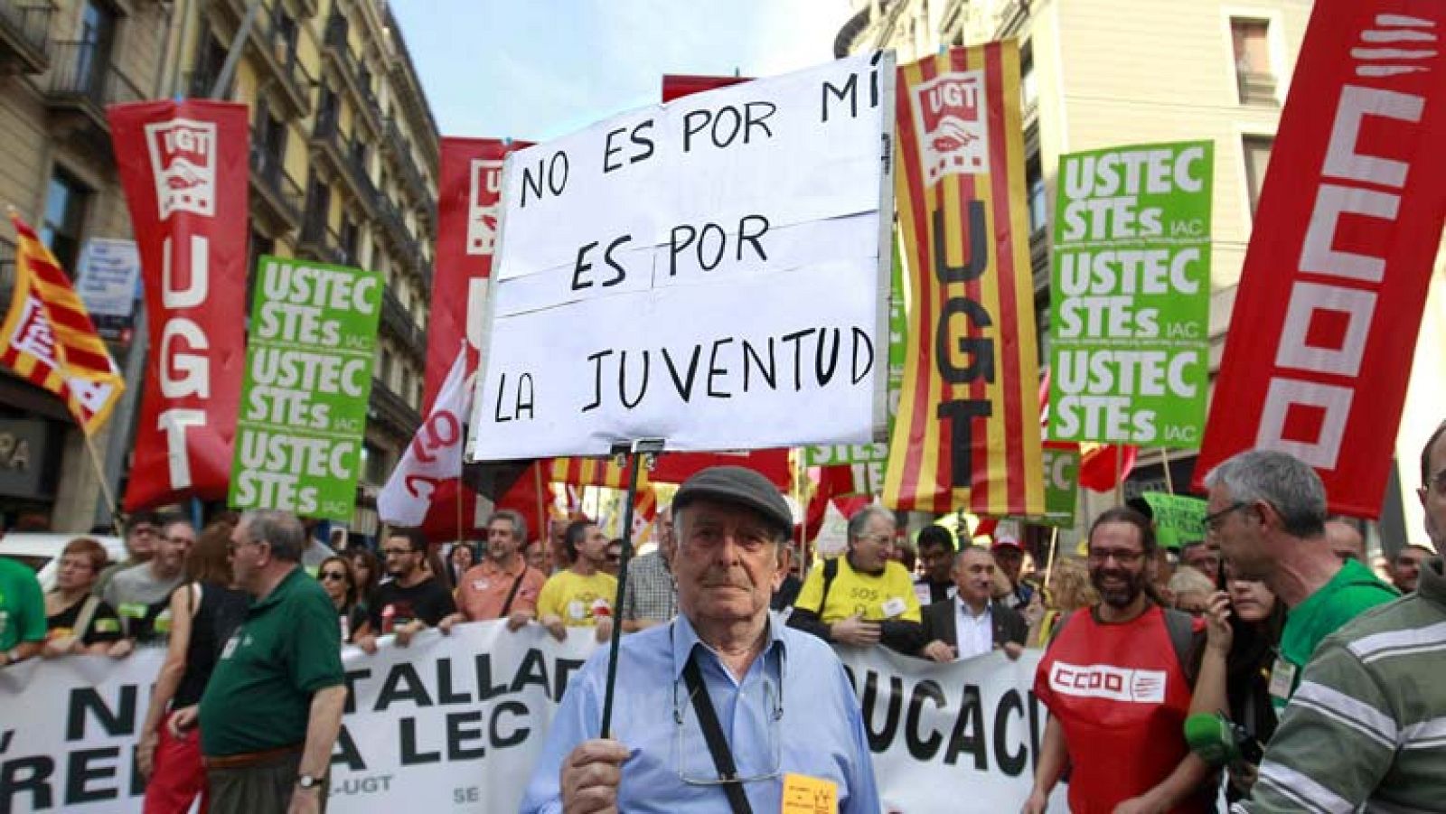 Casi toda la comunidad educativa apoya la huelga general en la enseñanza