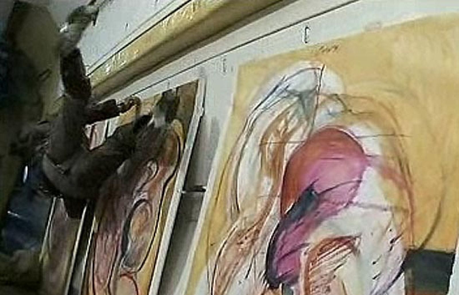 Un grupo de artistas han pintado varios cuadros mientras en un avión ruso experimentaban la ausencia de gravedad.