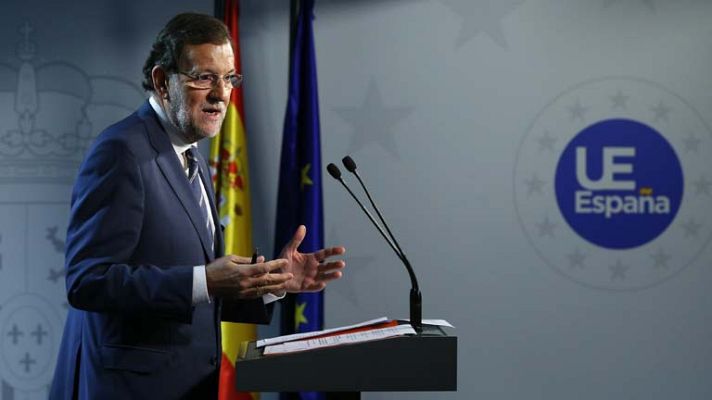 Telediario 1 - Palabras de Mariano Rajoy