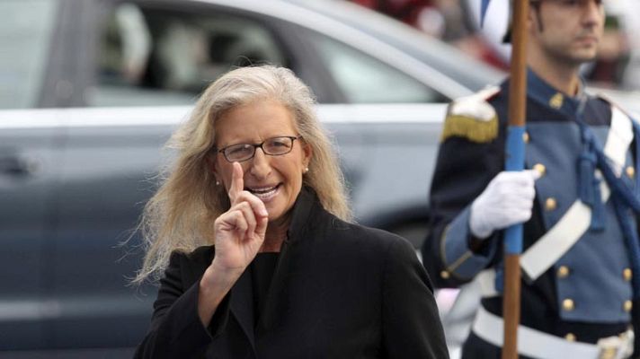 Telediario 1 - Annie Leibovitz: "Volveré para fotografiar a los Príncipes'