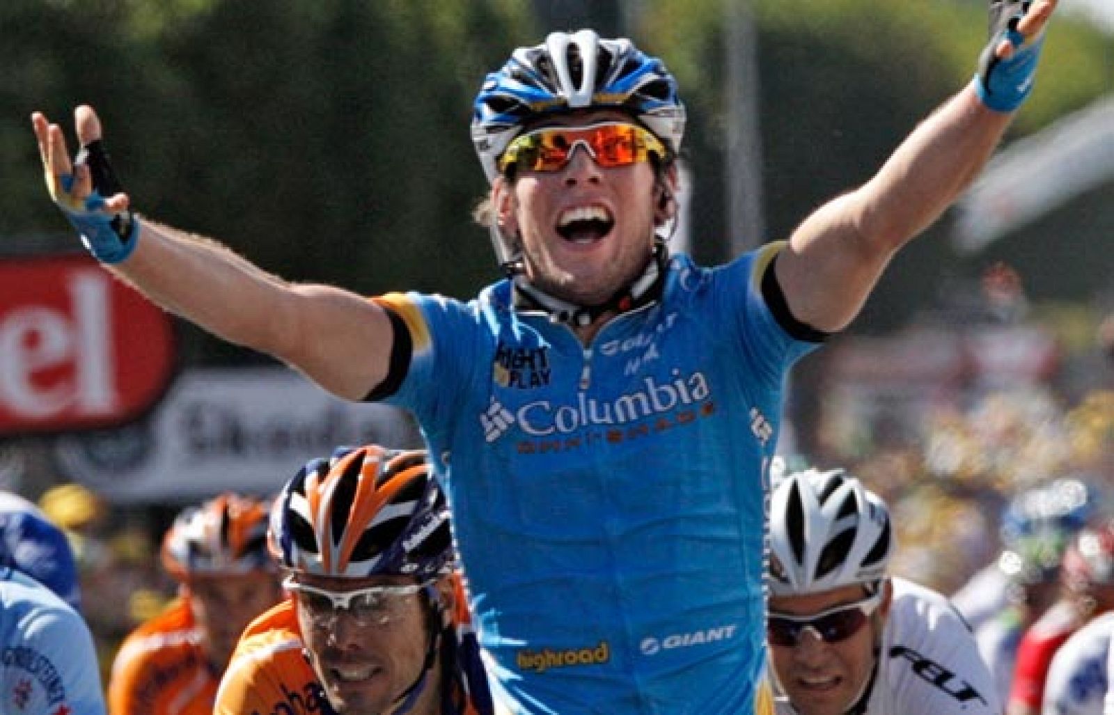 Llegada de la quinta etapa del Tour