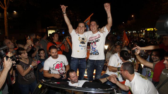 Telediario 1 - Homenaje de Granollers a Pol Espargaró