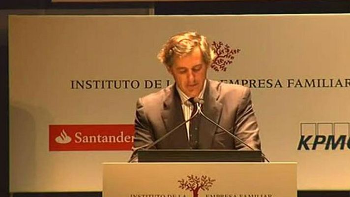 Telediario 1 - Entrecanales: "En 2012, cerraron 400.000 empresas"