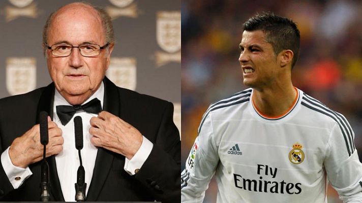 Telediario 1 - Blatter se disculpa ante el Madrid y Cristiano