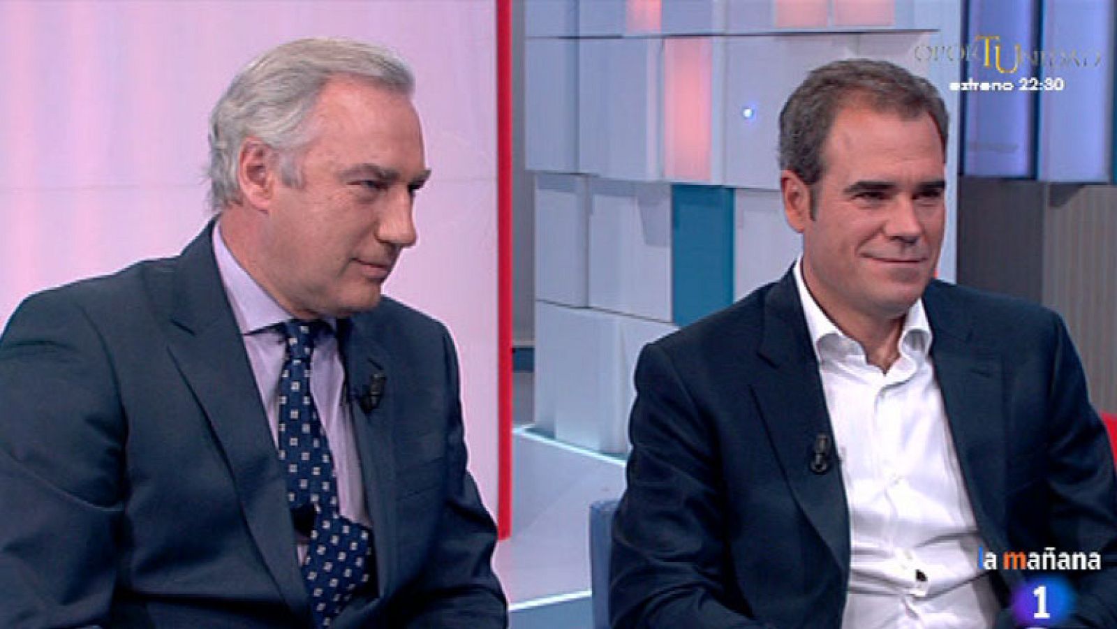 Gonzalo de la Cierva y Javier Pérez Dolset, inversores de 'Tu Oportunidad', visitan La mañana de La 1