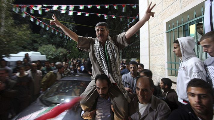 Telediario 1 - Liberación de presos palestinos