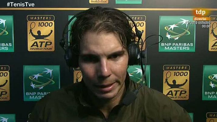  - Nadal: "He estado flojo, pero el servicio ha sido clave"
