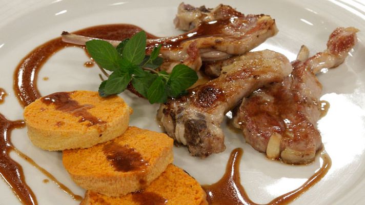 RTVE Cocina - Chuletillas cordero con pastel