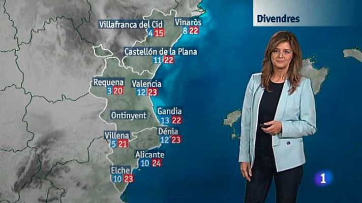 L'informatiu - Comunitat Valenciana - El tiempo en la Comunidad Valenciana - 31/10/13