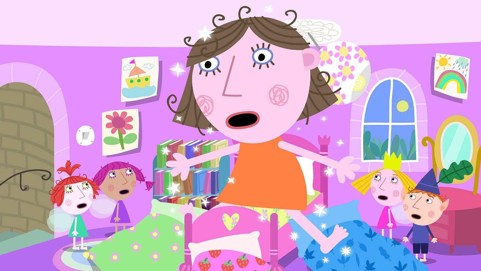 El pequeño reino de Ben y Holly - Lucy se queda a dormir - RTVE.es - El pequeño reino de Ben y Holly | Ver