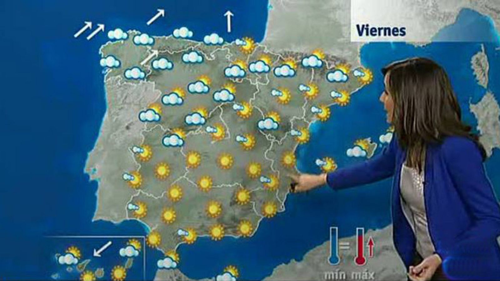 Temperaturas en moderado ascenso en todo el país