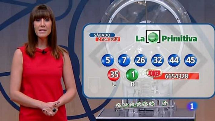 Loterías - Primitiva - 02/11/13