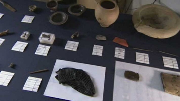 Telediario 1 - Yacimiento arqueológico en Londres