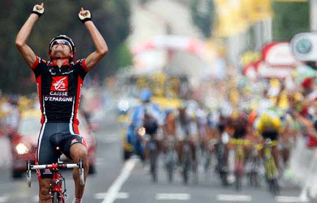 Tour de Francia - Luis León Sánchez gana la octava etapa del Tour