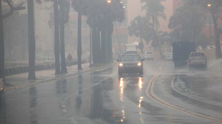 Telediario 1 - Pendientes del temporal