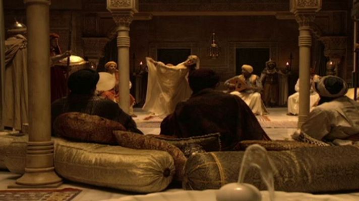  - Isabel - Muley Hacen y Boabdil comparten cena entre música y bailes