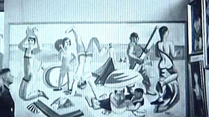 Telediario 1 - Hallazgo de grandes obras