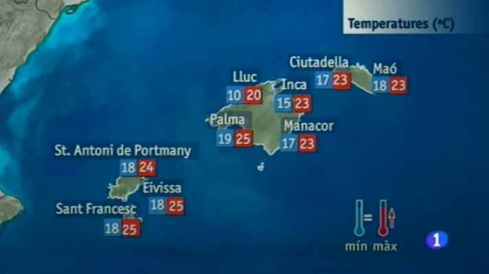 Informatiu Balear - El temps a les Illes Balears - 05/11/13