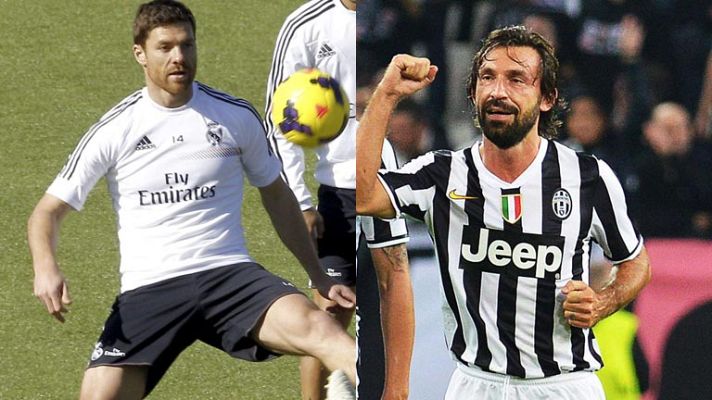 Telediario 1 - Xabi Alonso y Pirlo, duelo de calidad